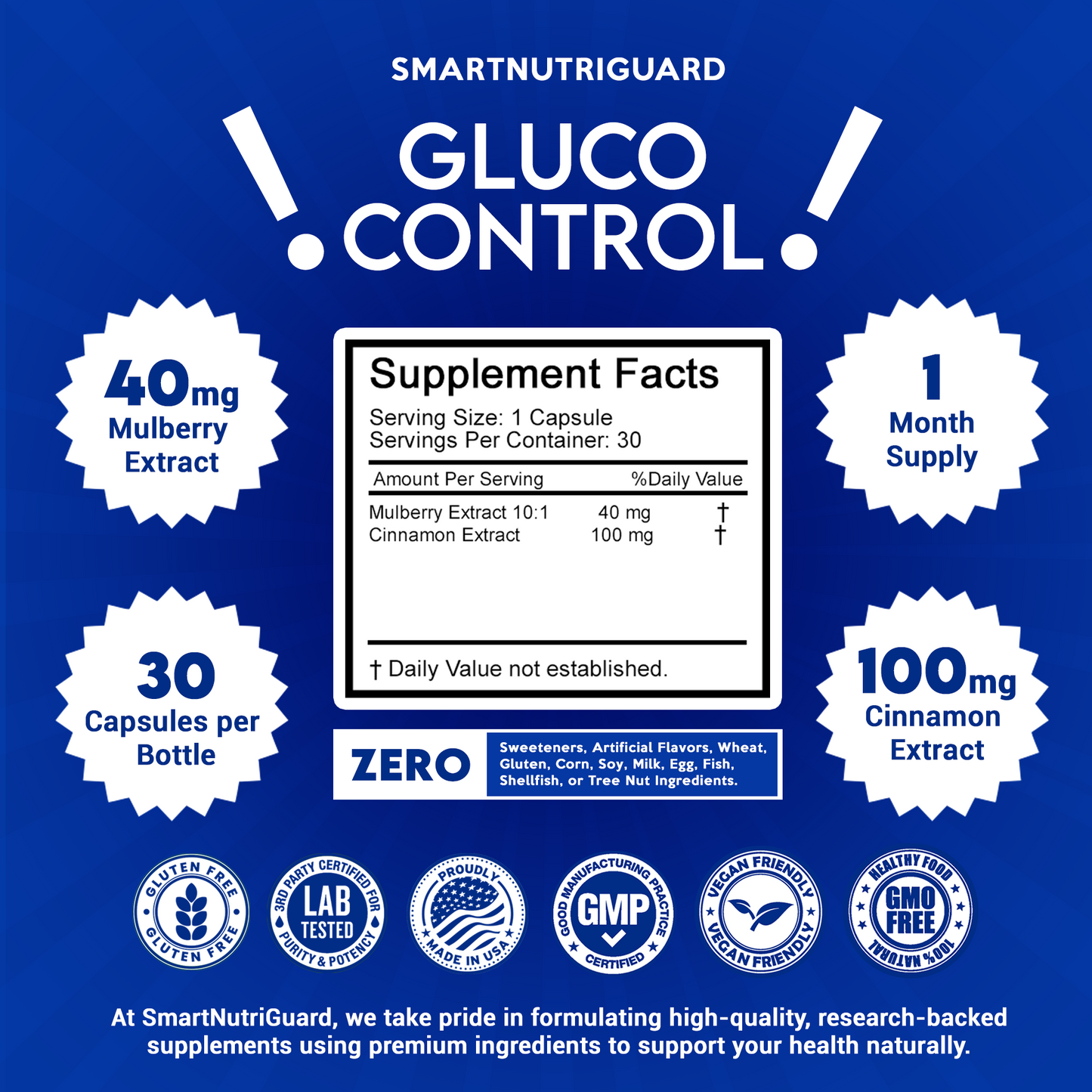 Smart Nutri Guard Gluco Control 2 Bottles ($64.99 Each)